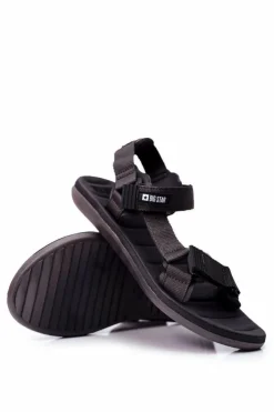 Damskie Big Star Shoes Sportowe Sandały Męskie Szare Big Star FF174501