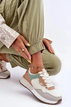 Outlet Boto Stylowe buty sportowe damskie Wielokolorowe Katenia