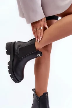 Boto Brązowe I Beżowe Botki|Botki Płaskie*Sztyblety Botki Damskie Skórzane Z Ozdobami Czarne Lobb