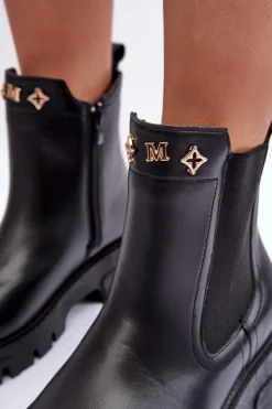 Boto Brązowe I Beżowe Botki|Botki Płaskie*Sztyblety Botki Damskie Skórzane Z Ozdobami Czarne Lobb