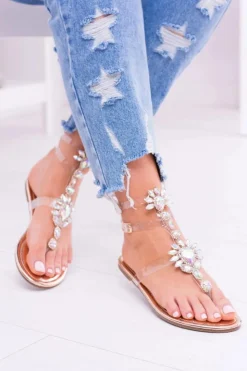 Damskie Boto Tanie Buty Lu Boo Eleganckie Złote Sandały Cyrkonie Nomire