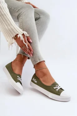 Lee Cooper Tenisówki Trampki Damskie LCW-24-31-2729 Zielone