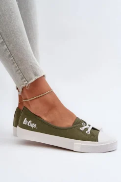 Lee Cooper Tenisówki Trampki Damskie LCW-24-31-2729 Zielone