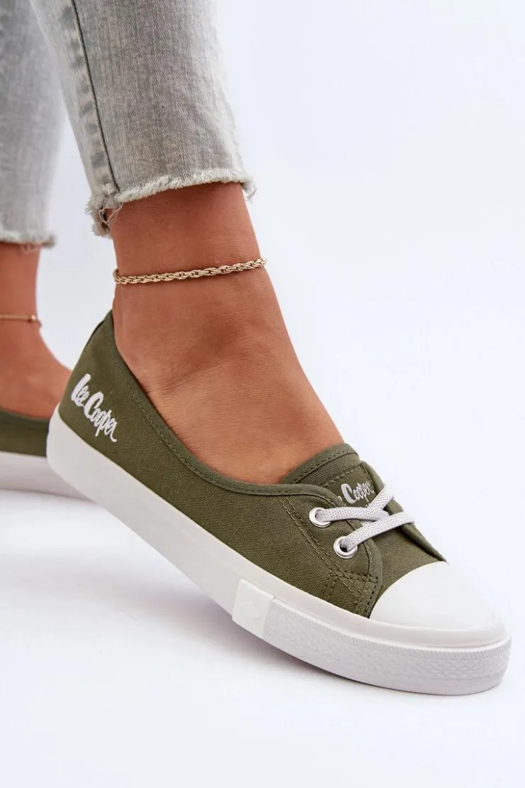 Lee Cooper Tenisówki Trampki Damskie LCW-24-31-2729 Zielone