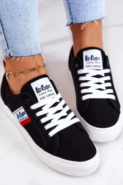 Damskie Lee Cooper Tenisówki Trampki LCW-22-31-0832L Czarne