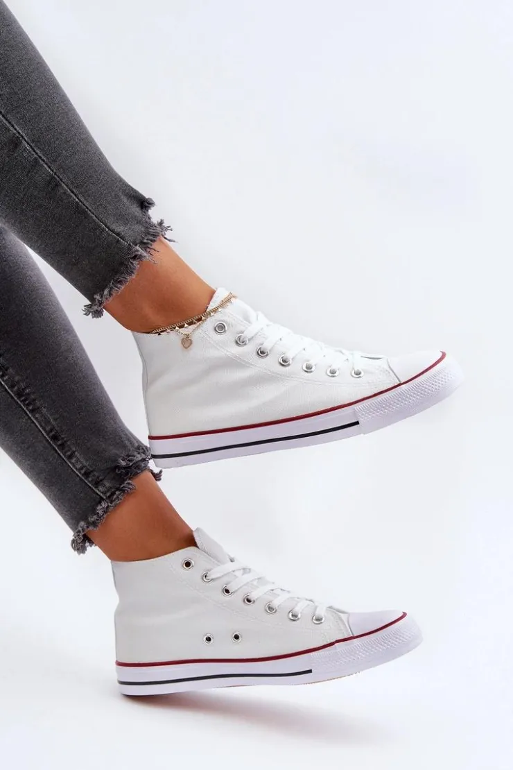 Hot Boto Trampki Damskie Białe Socerio Biały