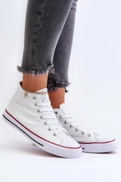 Hot Boto Trampki Damskie Białe Socerio Biały