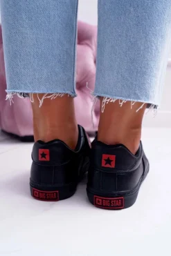 Big Star Shoes Trampki Damskie Big Star|Trampki Damskie Niskie*Trampki Damskie Big Star Czarne EE274037