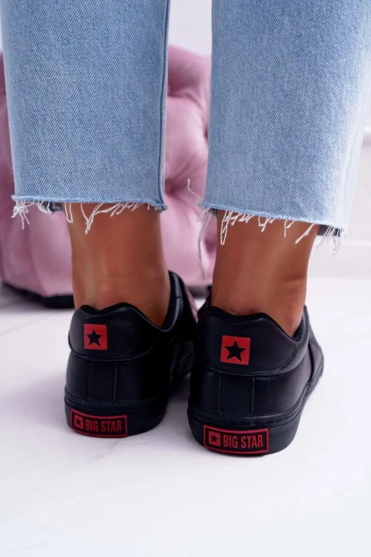 Big Star Shoes Trampki Damskie Big Star|Trampki Damskie Niskie*Trampki Damskie Big Star Czarne EE274037