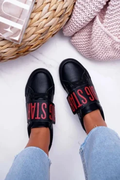 Big Star Shoes Trampki Damskie Big Star|Trampki Damskie Niskie*Trampki Damskie Big Star Czarne EE274037