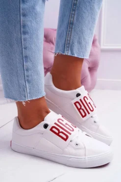 Damskie Big Star Shoes Trampki Damskie Big Star Białe EE274039