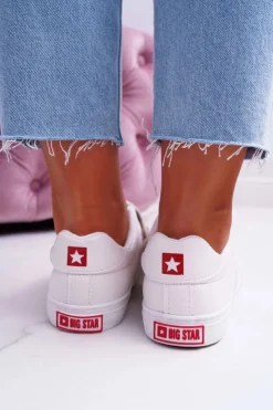 Damskie Big Star Shoes Trampki Damskie Big Star Białe EE274039