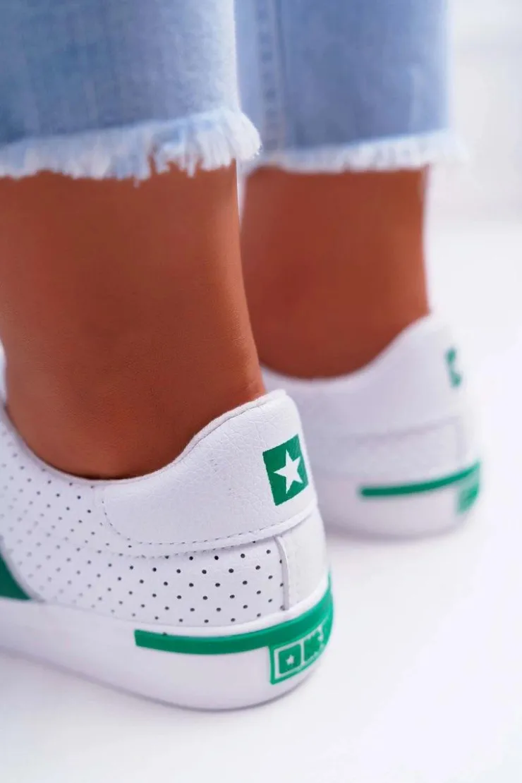 Big Star Shoes Trampki Damskie Big Star|Trampki Damskie Niskie*Trampki Damskie Big Star Białe EE274336