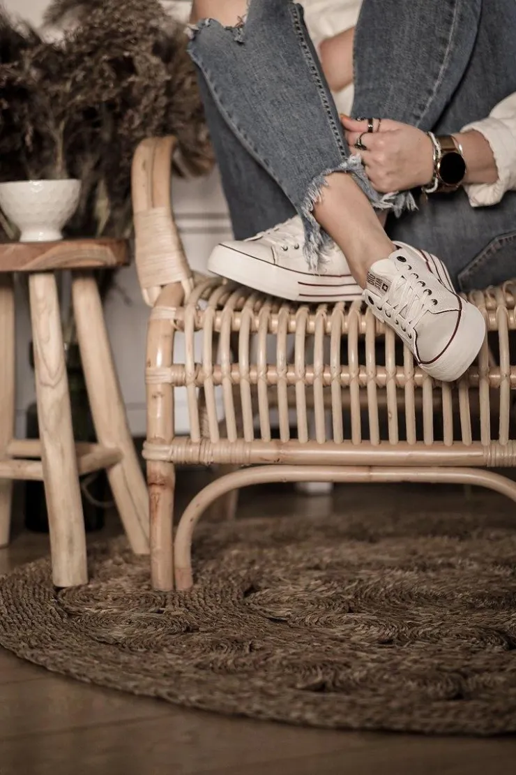 Damskie Big Star Shoes Trampki Damskie Big Star Białe GG274140