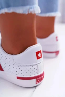 Damskie Big Star Shoes Trampki Damskie Big Star Białe EE274337