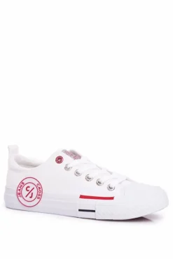 Outlet Cross Jeans Trampki Damskie Białe FF2R4072C