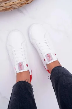 Cross Jeans Trampki Damskie Białe EE2R4016C