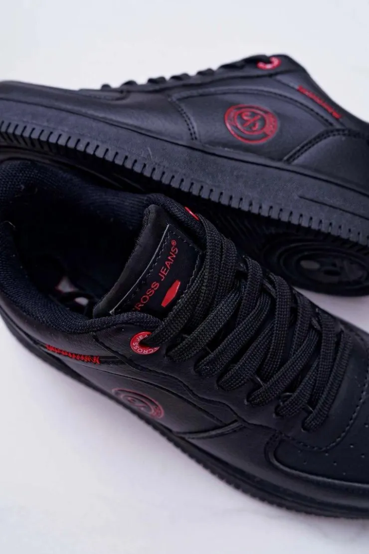 Damskie Cross Jeans Trampki Damskie Czarne EE2R4144C