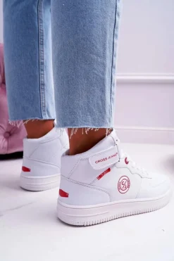 Cross Jeans Trampki Damskie Wysokie Białe EE2R4145C
