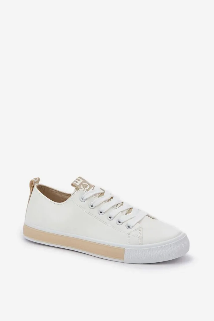 Damskie Boto Trampki Damskie Klasyczne Złote Ville