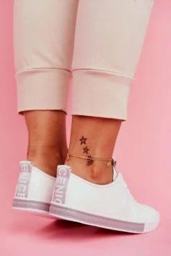 Damskie Boto Trampki Damskie Klasyczne Szare Ville