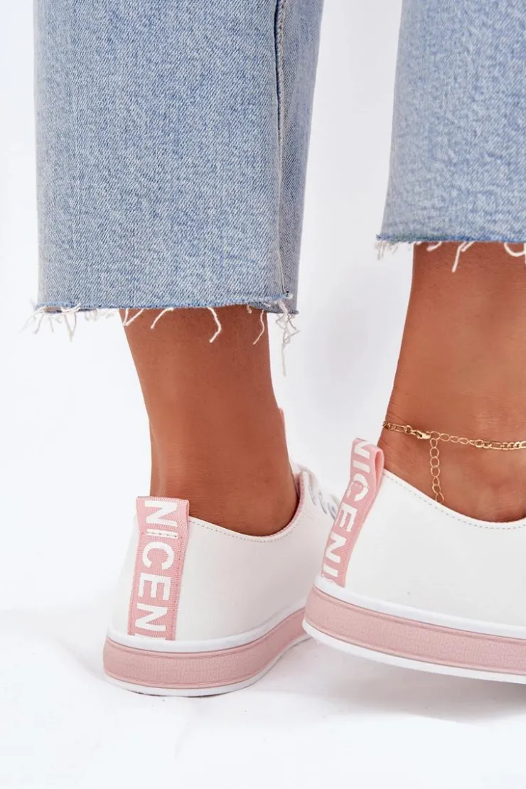 Damskie Boto Trampki Damskie Klasyczne Różowe Ville