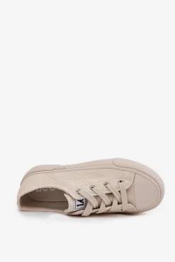 Lee Trampki Damskie Niskie*Trampki Damskie Na Platformie ISLA C WOMEN LOW 50253001.35E Beżowe Beżowy