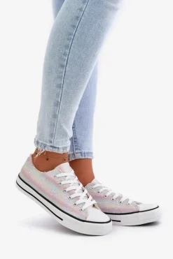 Clearance Boto Trampki Damskie Ozdobione Cekinami Multikolor Nolrina