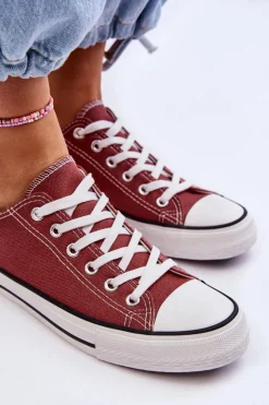 Boto Trampki Damskie Niskie*Trampki Klasyczne Niskie Damskie Brązowe Vegas