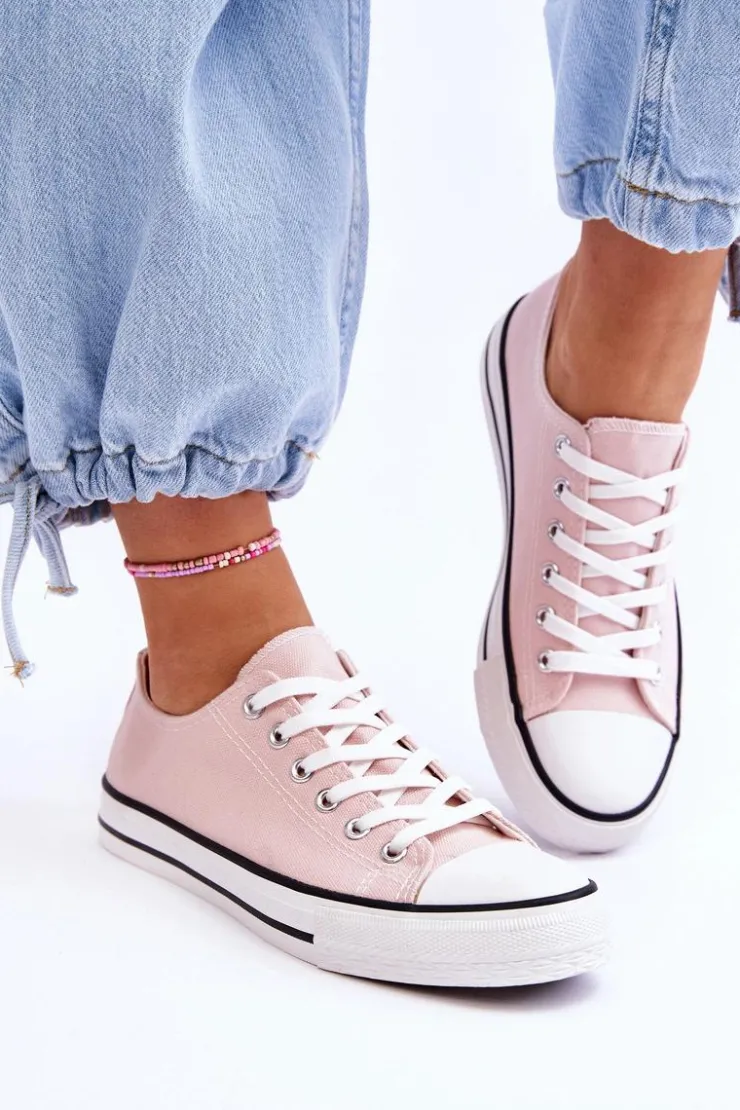 Discount Boto Trampki Klasyczne Niskie Damskie Jasnoróżowe Vegas Różowy