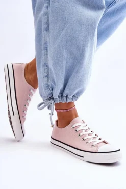 Discount Boto Trampki Klasyczne Niskie Damskie Jasnoróżowe Vegas Różowy