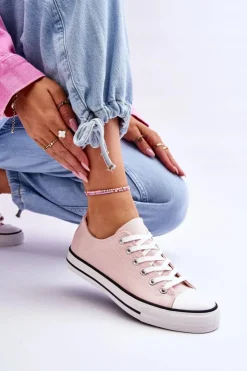 Discount Boto Trampki Klasyczne Niskie Damskie Jasnoróżowe Vegas Różowy