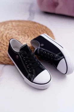 Damskie Boto Trampki Młodzieżowe Damskie Buty Czarne Justika