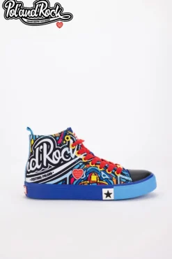 Big Star Shoes Trampki Męskie Big Star|Trampki Wysokie*Trampki Pol'and'Rock Festival X Big Star SS174500 e Niebieski