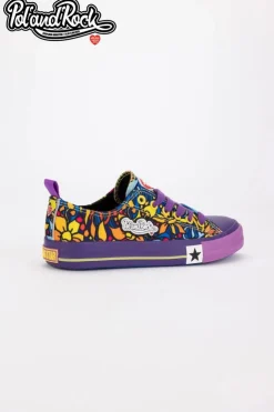 Big Star Shoes Trampki Męskie Big Star|Trampki Niskie*Trampki Pol'and'Rock Festival X Big Star SS274905 Fioletowe