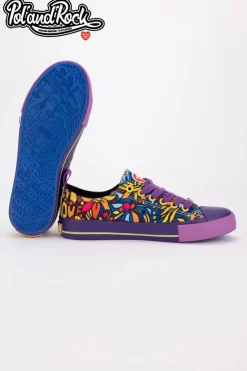 Big Star Shoes Trampki Męskie Big Star|Trampki Niskie*Trampki Pol'and'Rock Festival X Big Star SS274905 Fioletowe