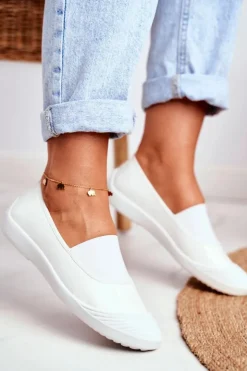 Boto Trampki Damskie Slip-On|Trampki Damskie Niskie*Trampki Slip On Wsuwane Tenisówki Białe Justy