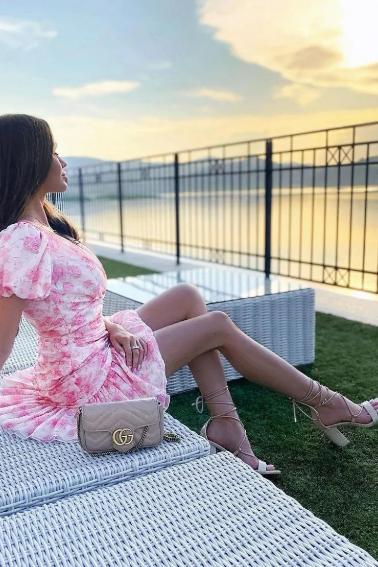 Boto Sandały Na Obcasie*Wiązane Sandały Na Słupku Beżowe Catwalk