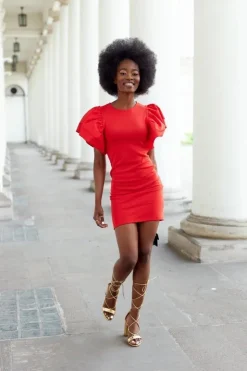 Sale Boto Wiązane Sandały Na Słupku Złote Catwalk