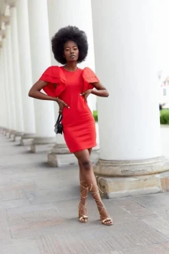 Sale Boto Wiązane Sandały Na Słupku Złote Catwalk