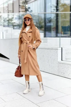 Boto Botki Sznurowane|Botki Zimowe Damskie*Workery Z Elastycznej Tkaniny Beżowe Love Story