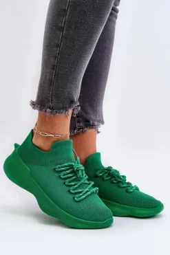 Discount Boto Wsuwane Buty Sportowe Damskie Zielone Juhitha