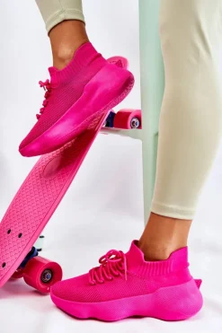 Boto Wsuwane Buty Sportowe Damskie Fuksja Dalmiro
