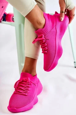 Boto Wsuwane Buty Sportowe Damskie Fuksja Dalmiro