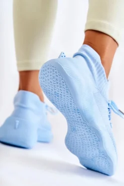 Damskie Boto Wsuwane Buty Sportowe Damskie Jasnoniebieskie Dalmiro