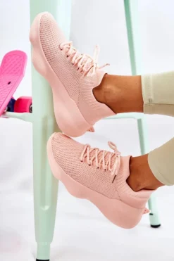 Damskie Boto Wsuwane Buty Sportowe Damskie Różowe Dalmiro