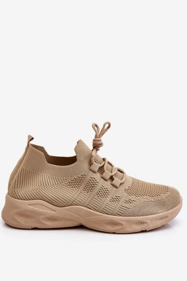 Damskie Boto Wsuwane Damskie Buty Sportowe Beżowe Ellison