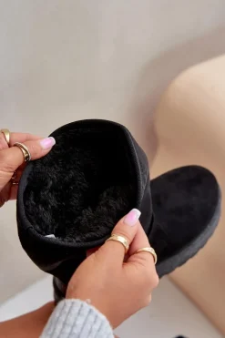 Best Big Star Shoes Wysokie Śniegowce Na Platformie Big Star OO274895 Czarne Czarny