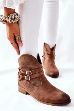 Buty damskie Vinceza Czarne Botki|Botki Zimowe Damskie*Zamszowe Damskie Botki Ocieplane Beżowe Castlerock