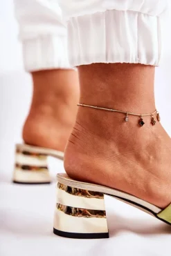 Boto Klapki Na Obcasie|Klapki Damskie Klasyczne*Zamszowe Klapki Damskie Na Obcasie Zielone Perry